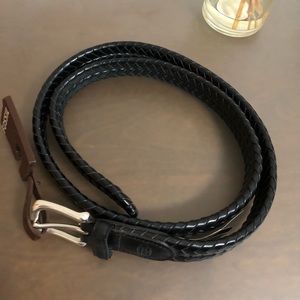 FOSSIL Men’s Maddox Braided Leather Belt